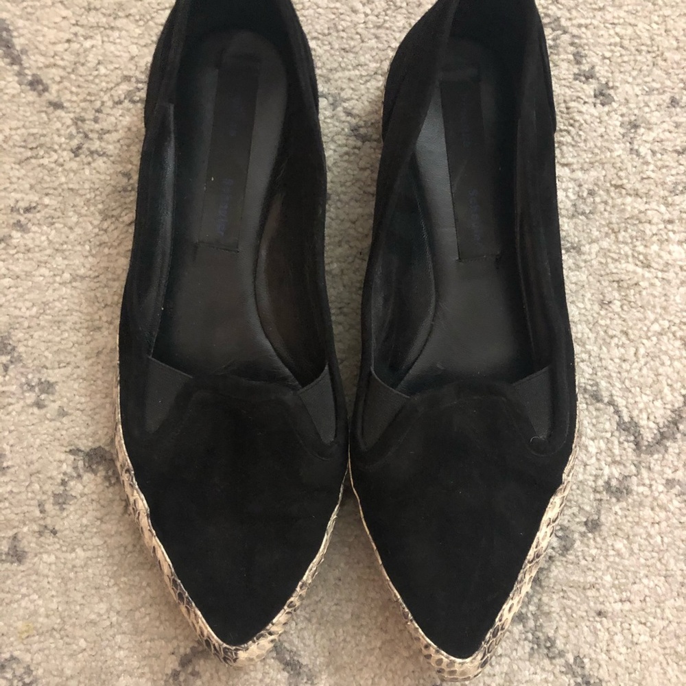 Proenza Schouler Snake Skin Flats